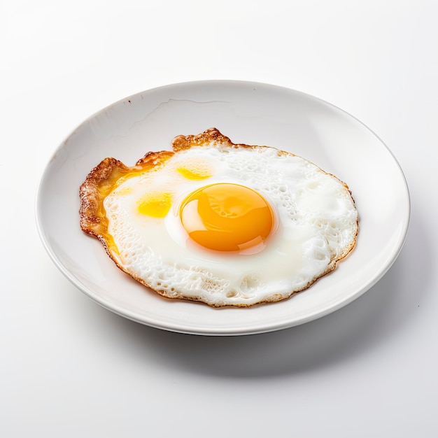 Fried egg in a plate