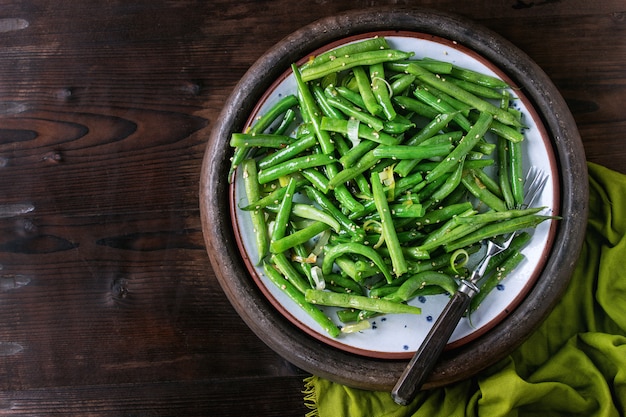 Fried long beans