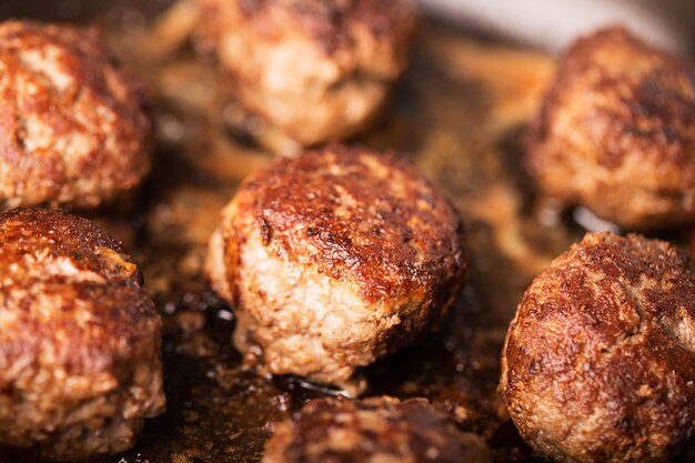 Fried meatballs