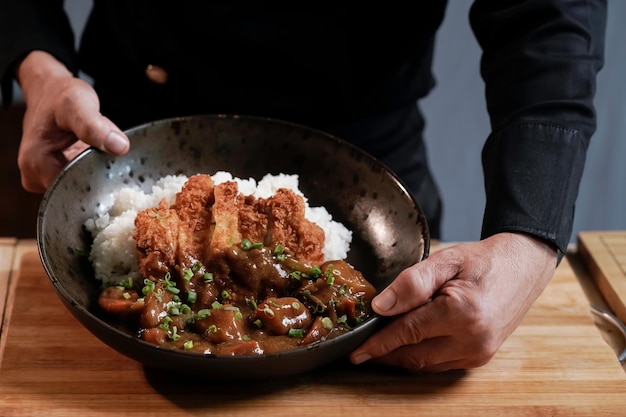 Fried Pork Curry with Ricex9