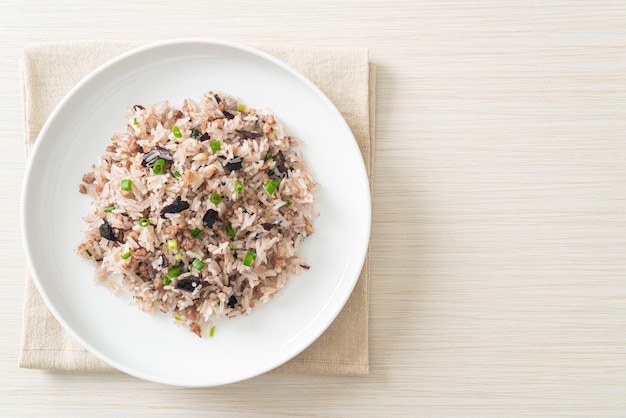 Fried Rice with Chinese Olives and Minced Pork