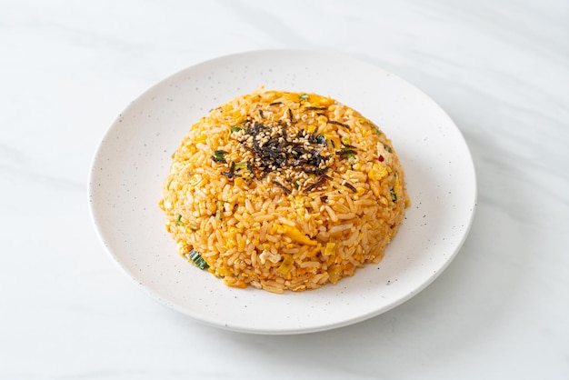 Fried rice with egg in Korean style