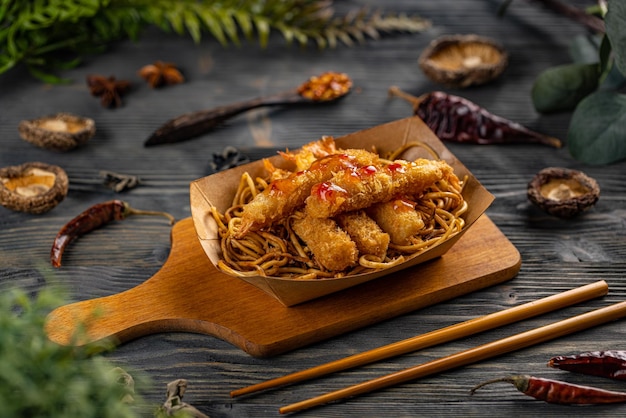 Fried shrimps tempura