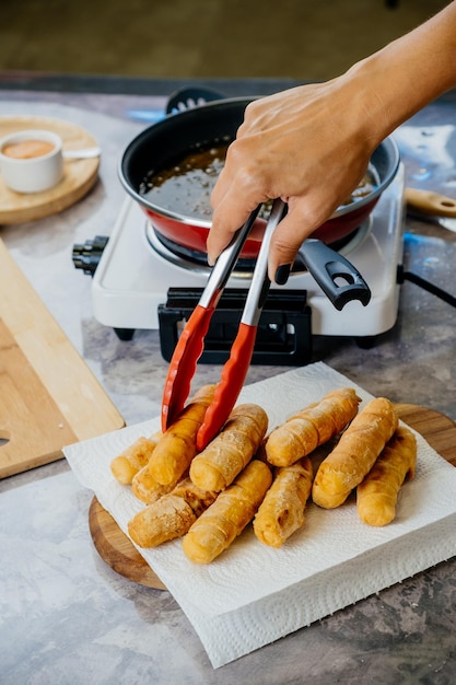 Fried tequenos