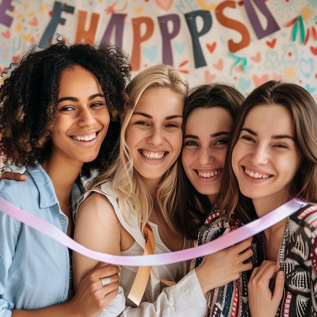 friedship day group of women wearing bracelets