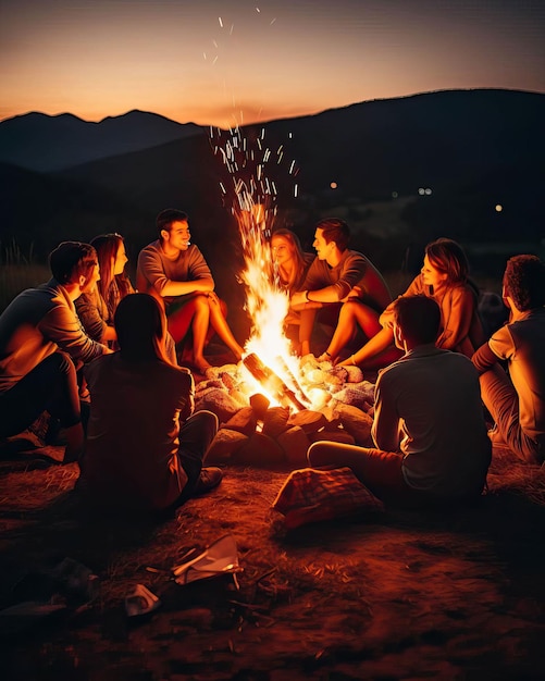 Friends embracing and smiling radiating the warmth and love of their friendship