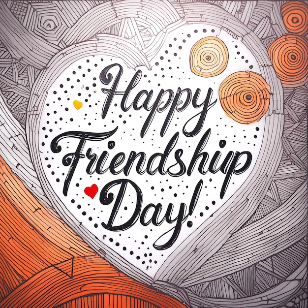 Friendship day background and friendship day