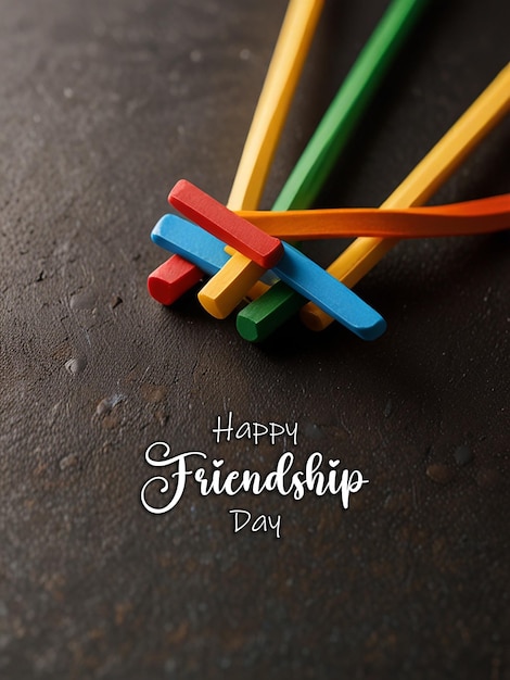 Friendship day background with editable file