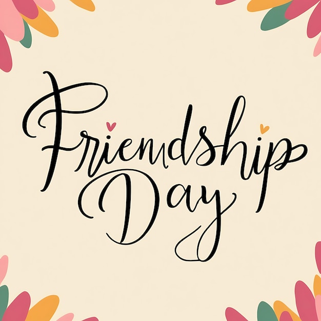 Friendship Day greeting card background