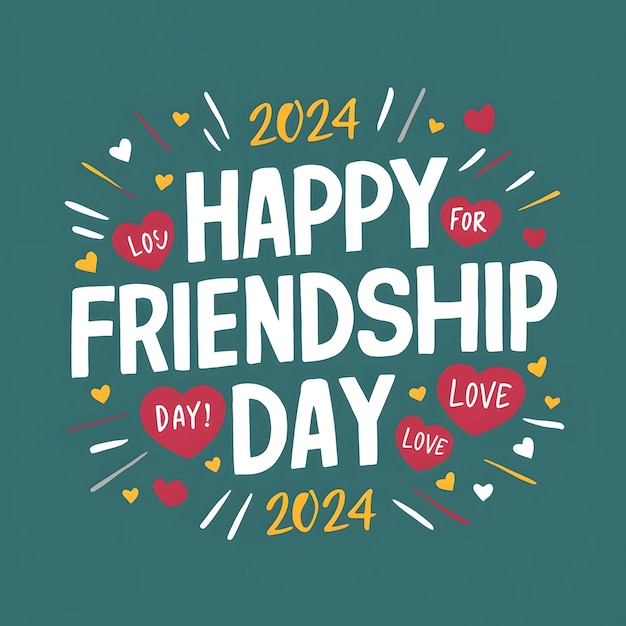 friendship day typography design vector friendship day tshirt design international friendship day