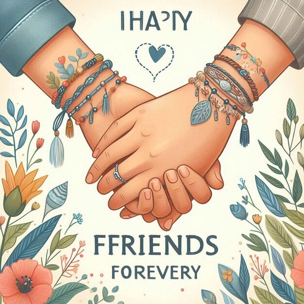 Photo friendship day wallpaper theme