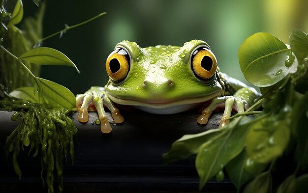 Frog Glimpse Generative AI