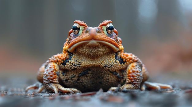 a frog that is sitting on a log