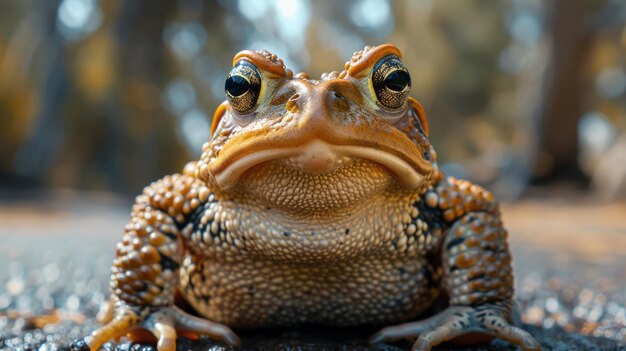 a frog that is sitting on a table