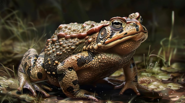 a frog with a frog on his back and the word  im not sure  on the back