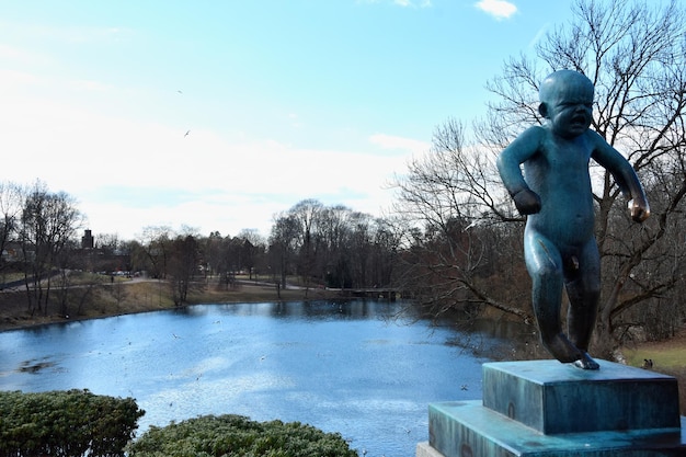 Frogner park in Oslo, Norway