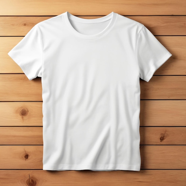 Front blank white tshirt with hanger design