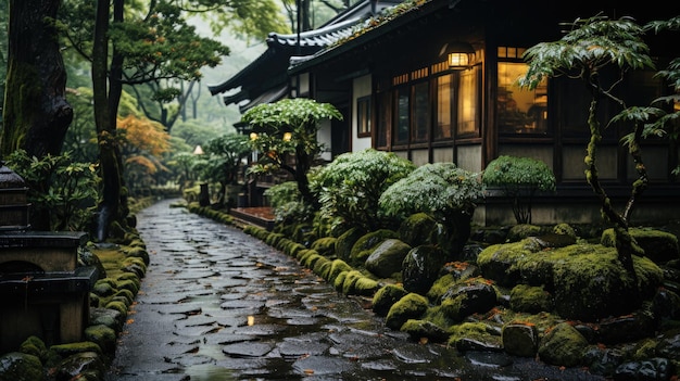 the front door of a Japanese home