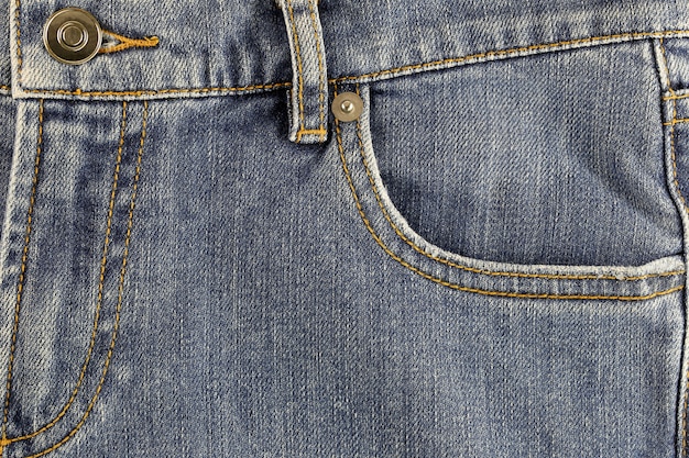 Front pocket of jeans.