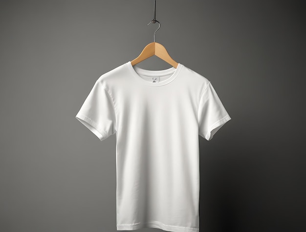 Front View of Blank White TShirt Mockups