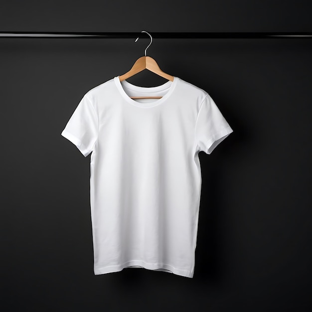 Front View of Blank White TShirt Mockups