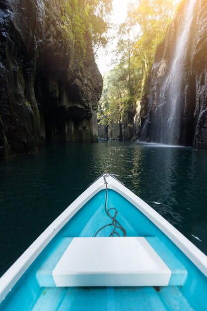 Front of the yacht on the Takachiho