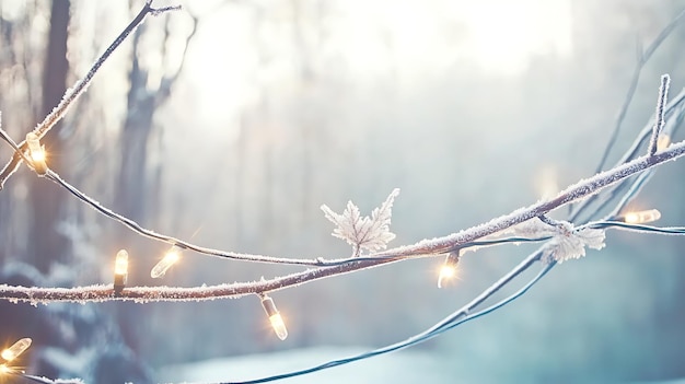 Photo frosted red berries in a winter wonderland a serene closeup capturing natures icy beauty winter