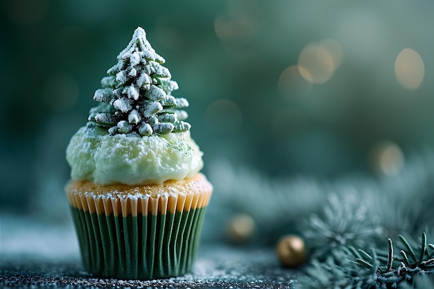 Frosted Tree Cupcake