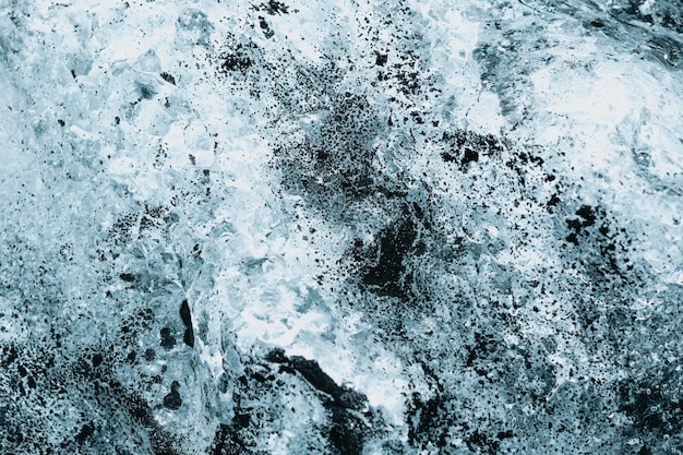 Frozen ice texture background abstract fluid minimal style wallpaper Cracks on water