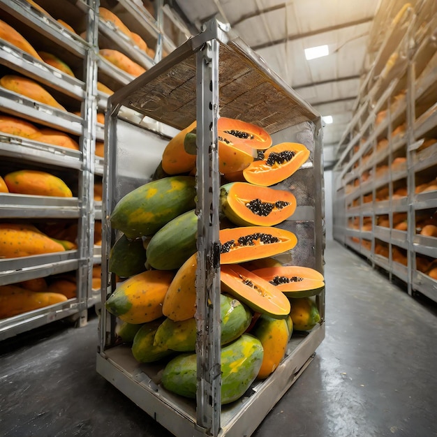 Fruit Factory stock Image