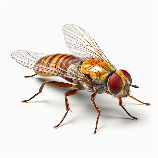 Fruit Flies In 3d Realistic Translucent Images