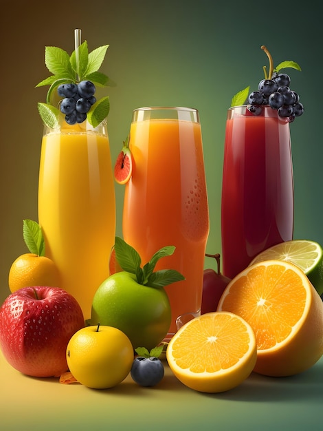 fruit Juice Beautiful Art