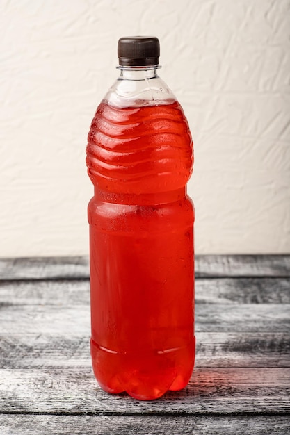 Fruit juice homemade berry juice on a white background color red