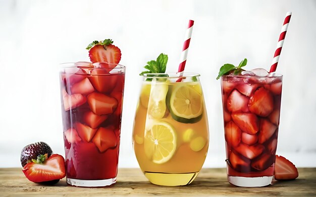 Fruit punch beverage freshness cocktail