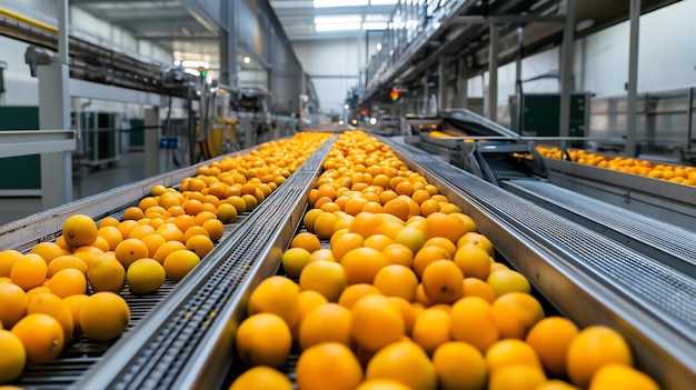 Photo a fruit stand with oranges and bananas on it