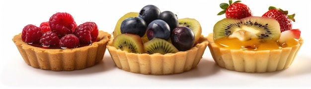 Fruit tart with kiwis on the top