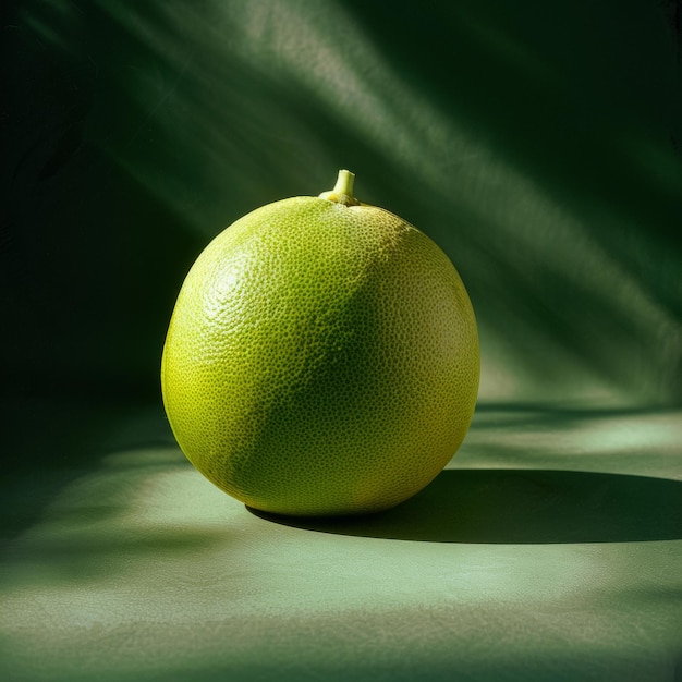 a fruit that is on a table with a green background