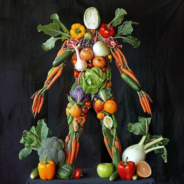 Fruit_Vegetable_Human_Sculpture