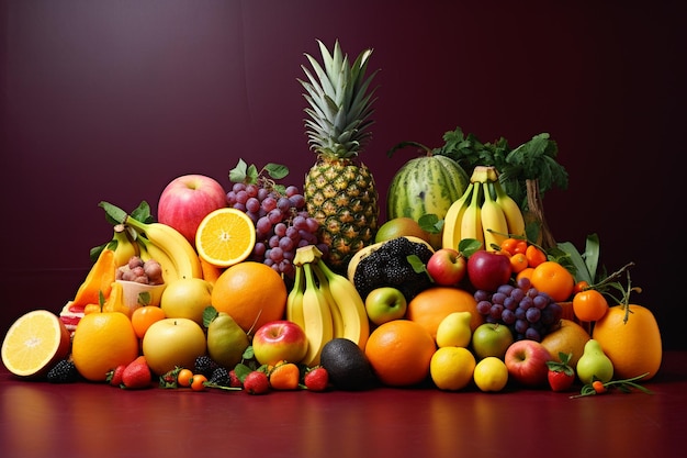 Fruits and vegetables for world food day