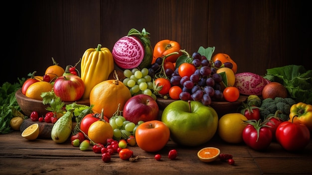 Fruits and vegetables