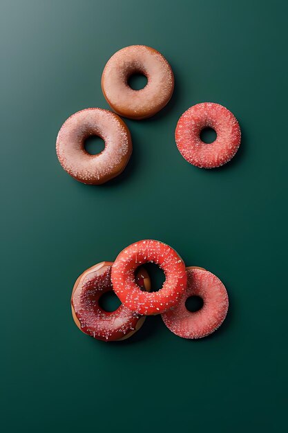 Fruity Fiesta Donuts Glazed with Berries and Drizzled with Honey