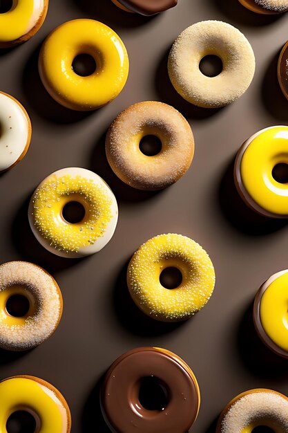 Fruity Fiesta Donuts Glazed with Berries and Drizzled with Honey