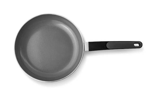 Frying pan isolated on white 