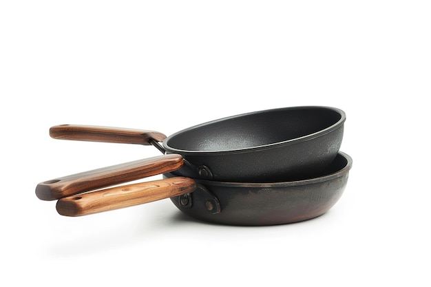 Frying Pan Set Isolated In Transparent Background