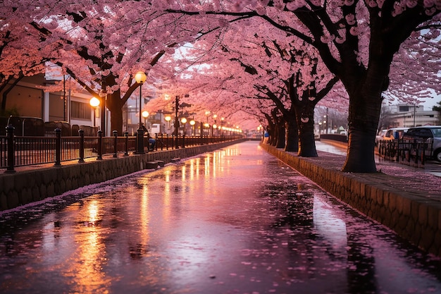 Full Bloom Sakura in Hirosaki Japan