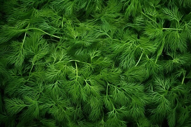 Full frame of green fresh dill background