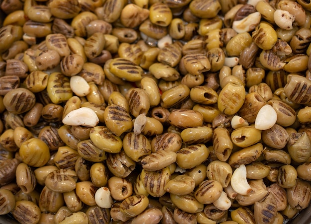 Full frame shot of beans at market