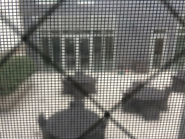 Photo full frame shot of chainlink fence