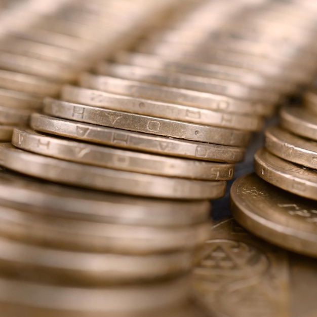 Full frame shot of coins