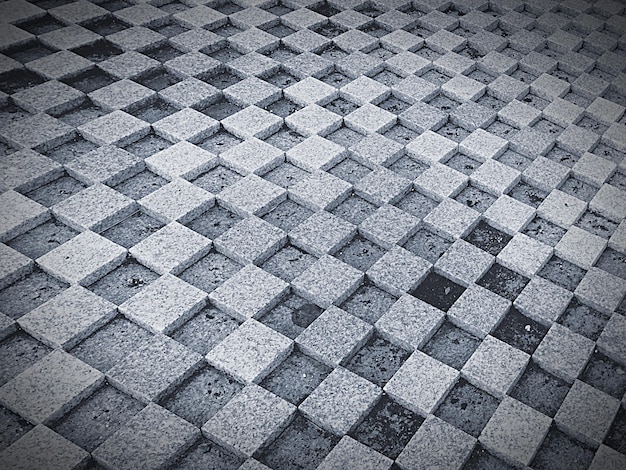 Photo full frame shot of patterned walkway